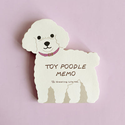 Toy Poodle Memo Pad
