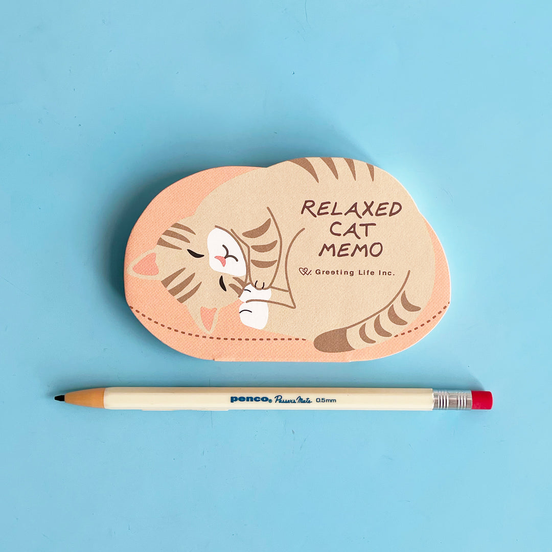 Relaxed Cat Memo Pad