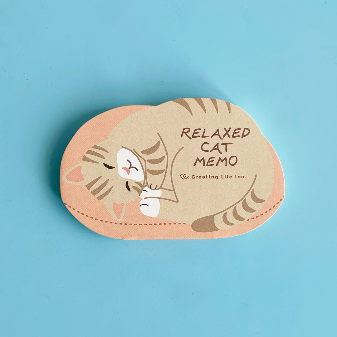 Relaxed Cat Memo Pad