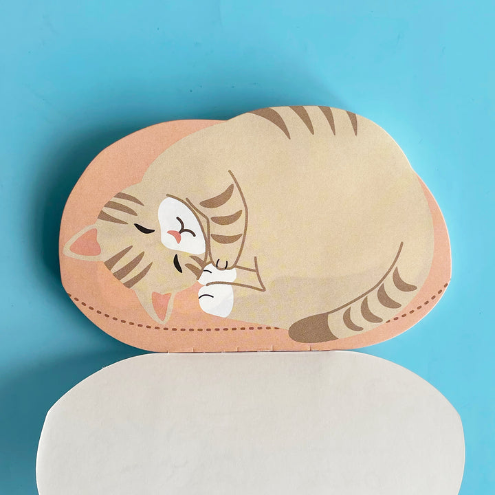 Relaxed Cat Memo Pad