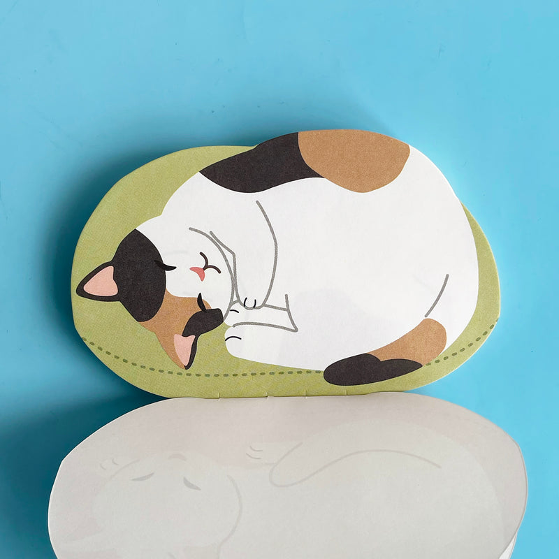 Relaxed Cat Memo Pad