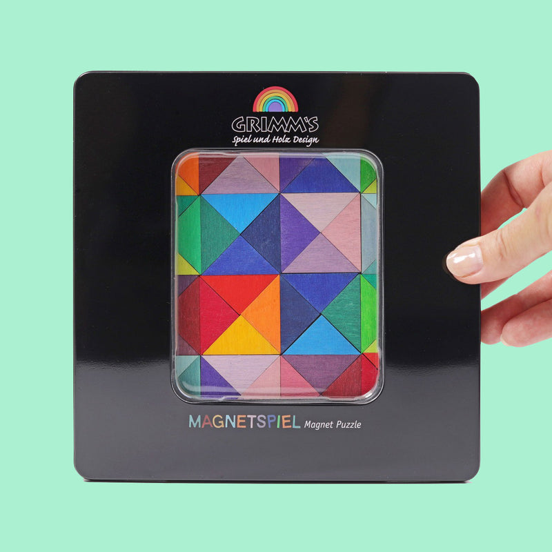 Triangles Wood Magnetic Puzzle