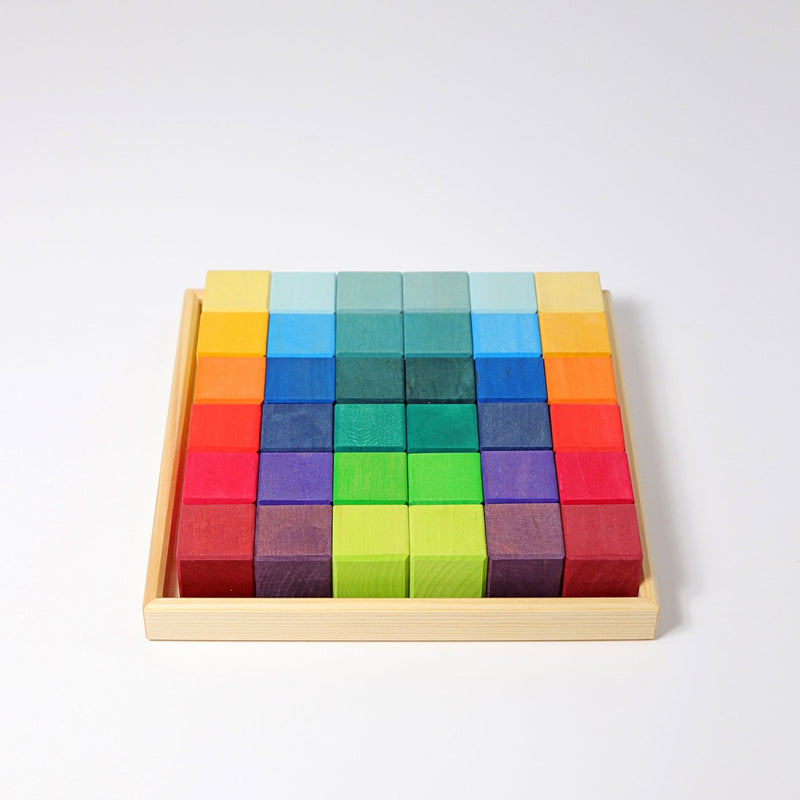 Small Rainbow Mosaic Block Set