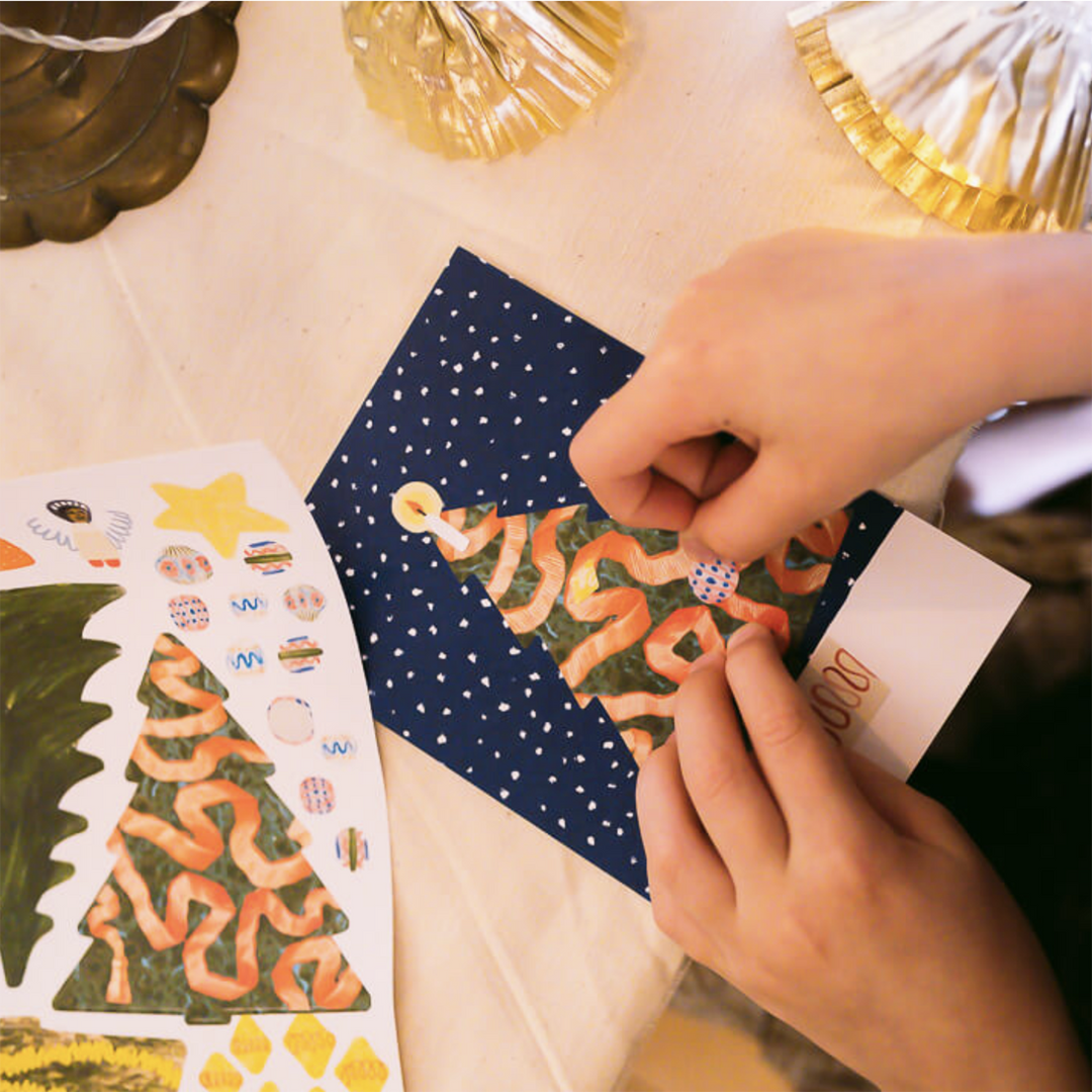 Make Your Own Christmas Tree Cards