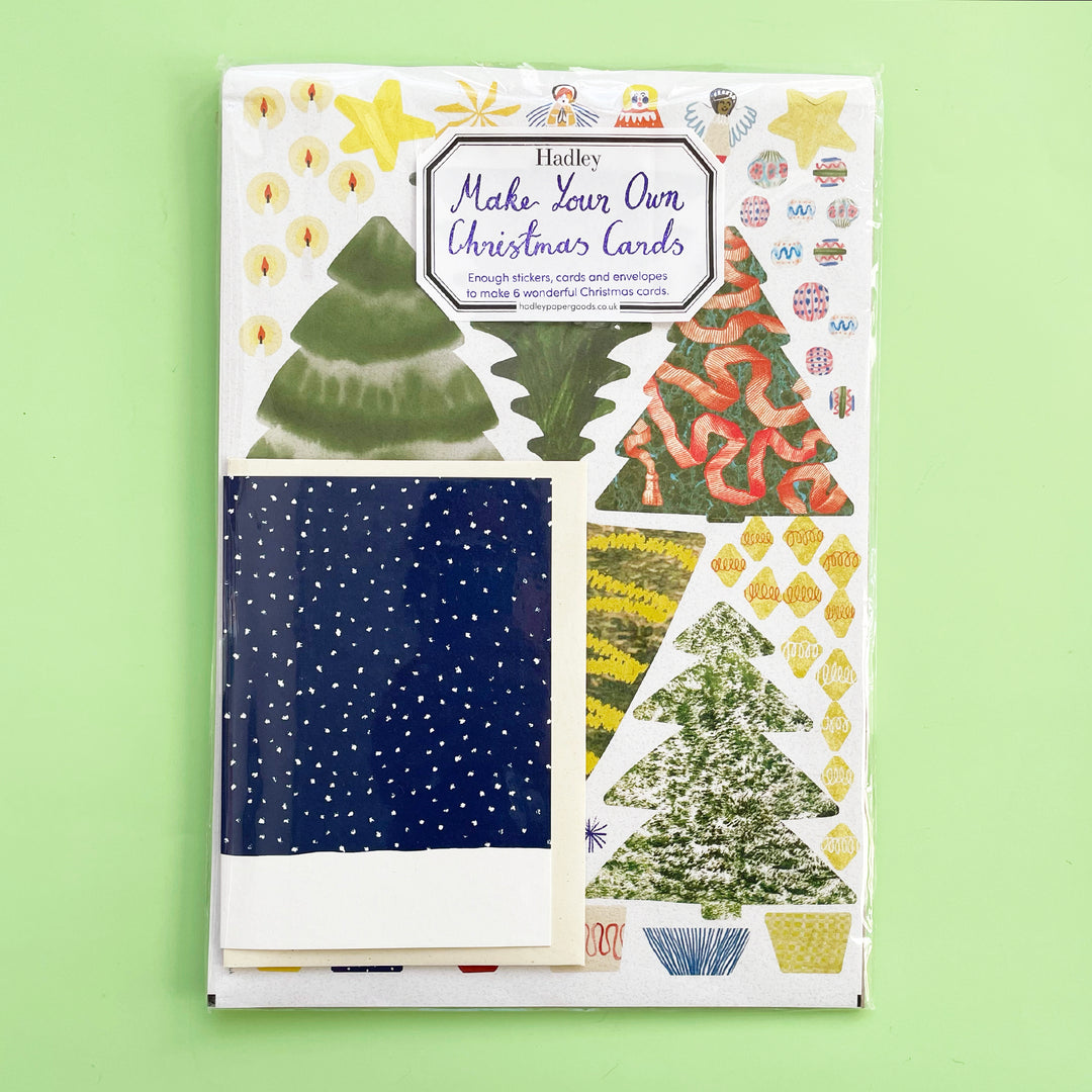 Make Your Own Christmas Tree Cards