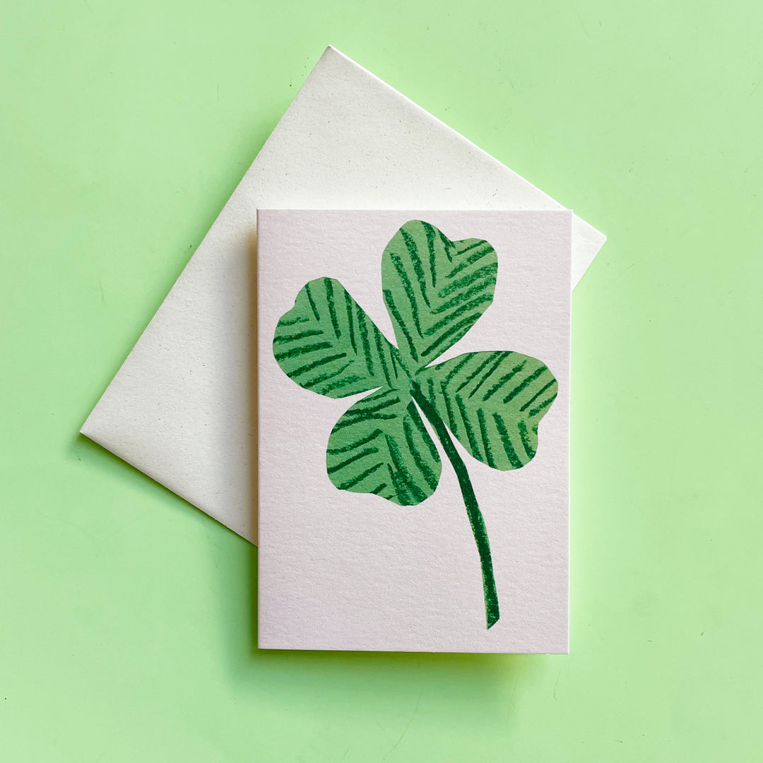 Four Leaf Clover Mini Card
