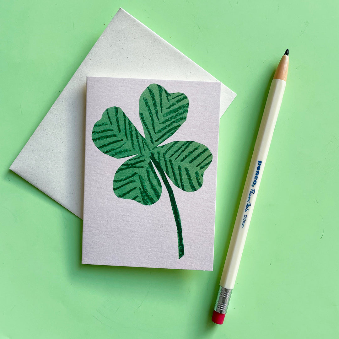 Four Leaf Clover Mini Card