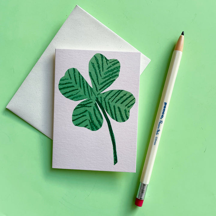 Four Leaf Clover Mini Card