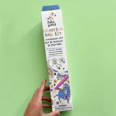 Fantasy Unicorn Coloring Roll Kit