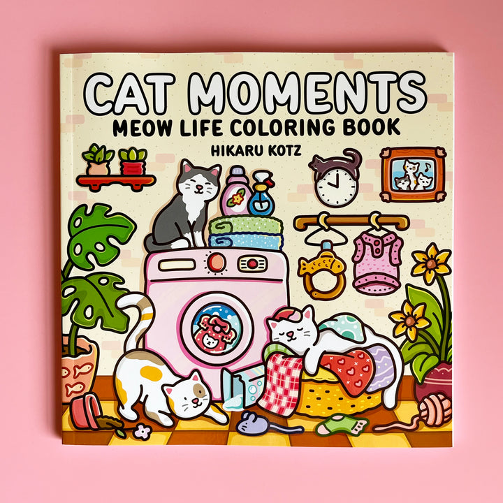Cat Moments Coloring Book