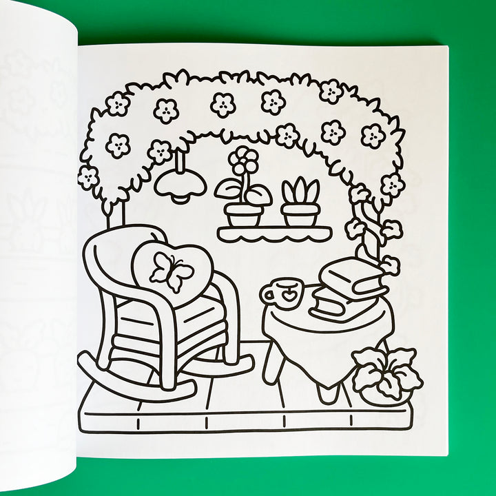 Garden Corners Coloring Book