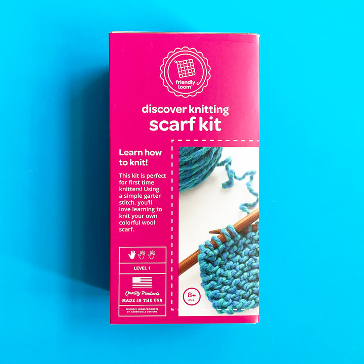 Discover Knitting Scarf Kit