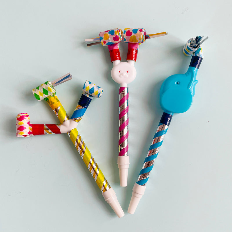 Pack of 3 Party Blowers