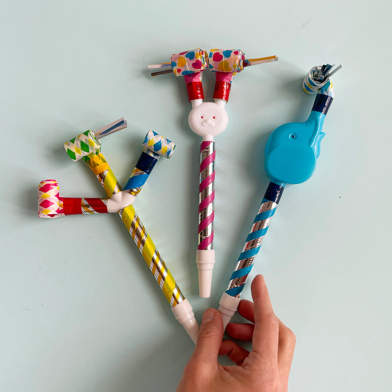 Pack of 3 Party Blowers