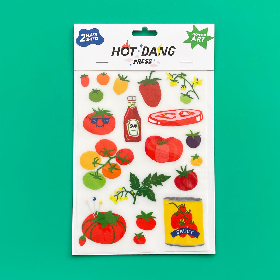All Tomatoes Iron-on Sheet