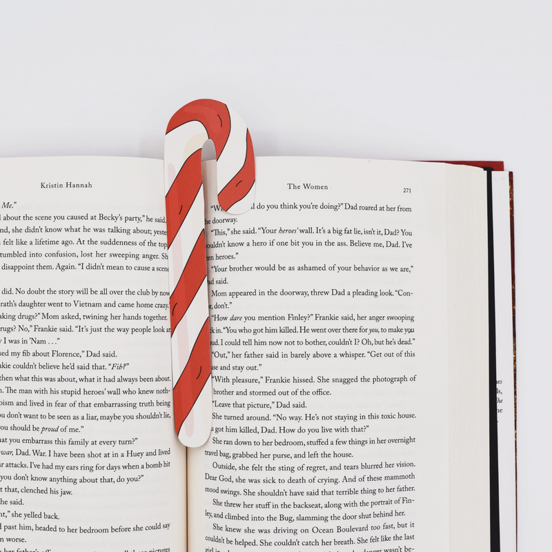 Candy Cane Bookmark