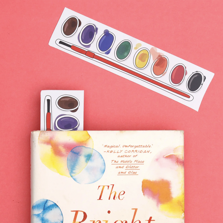 Watercolor Paint Tray Bookmark