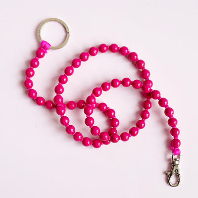 Long Beaded Key Ring