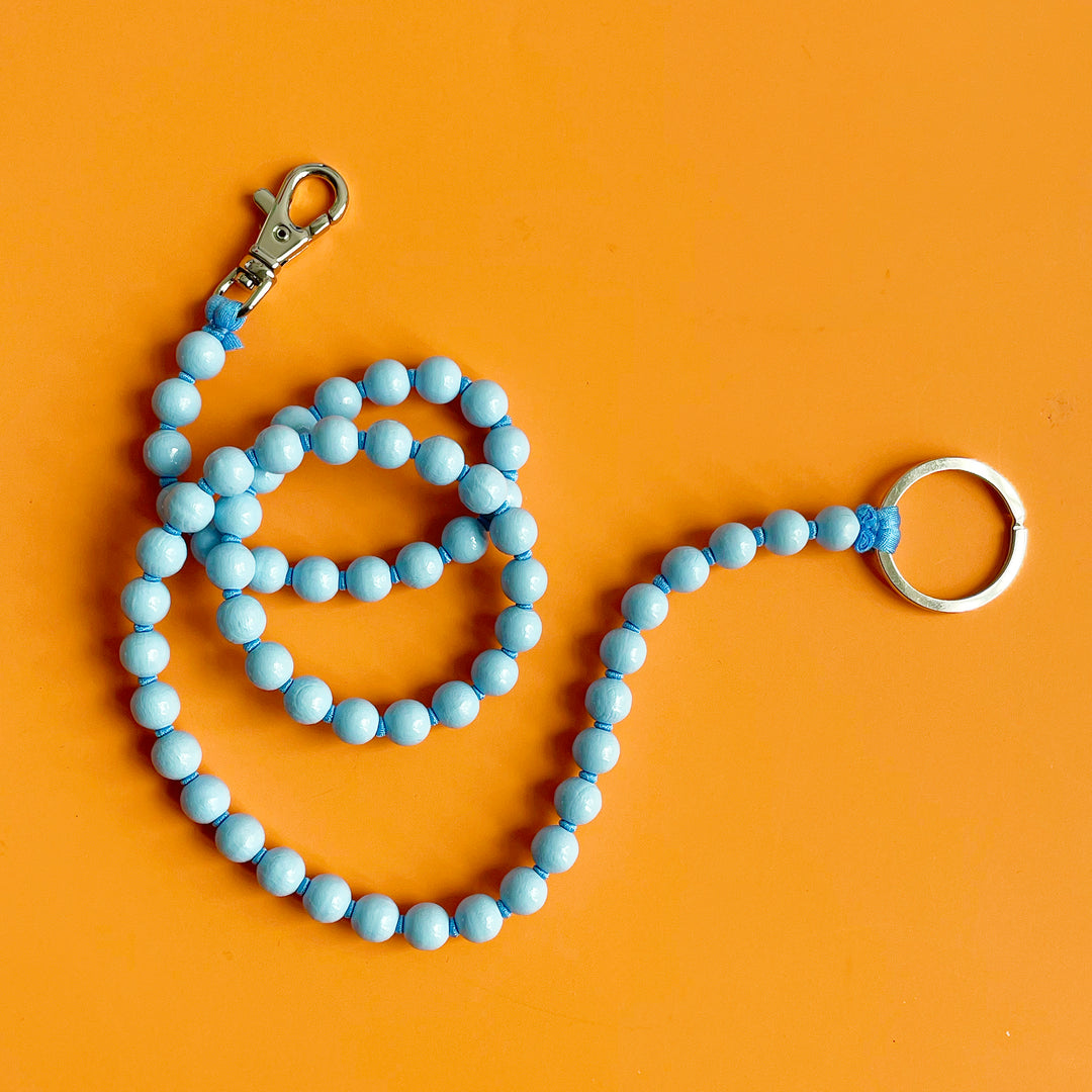 Long Beaded Key Ring