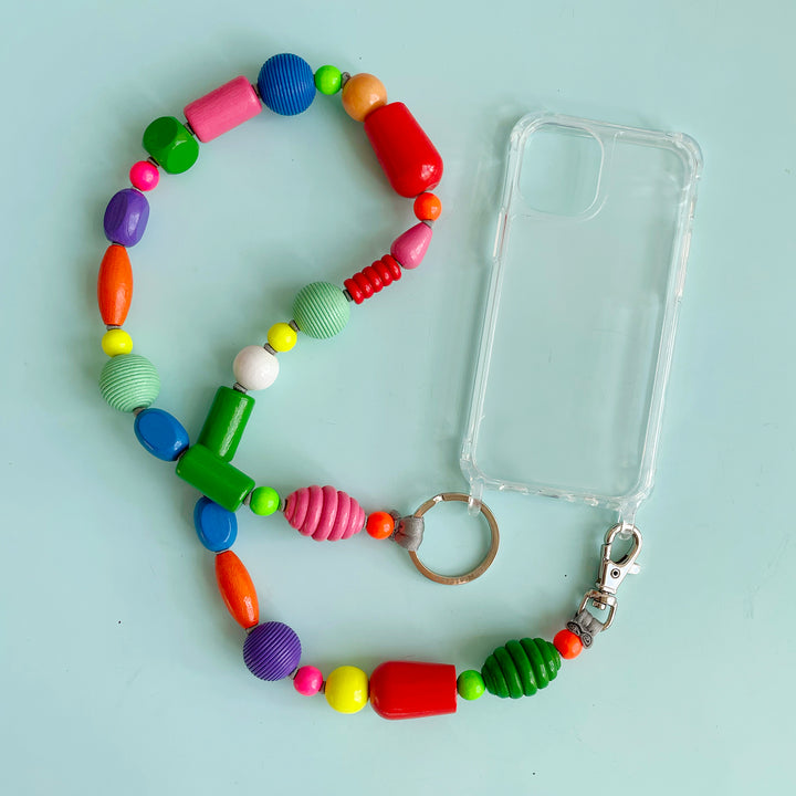 Long Beaded Key Ring