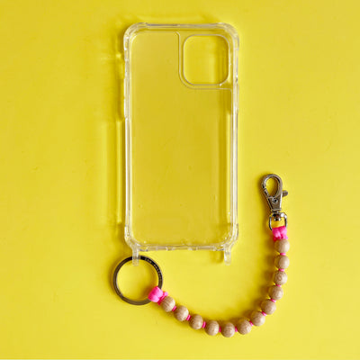 Short Beaded Chain and Phone Case