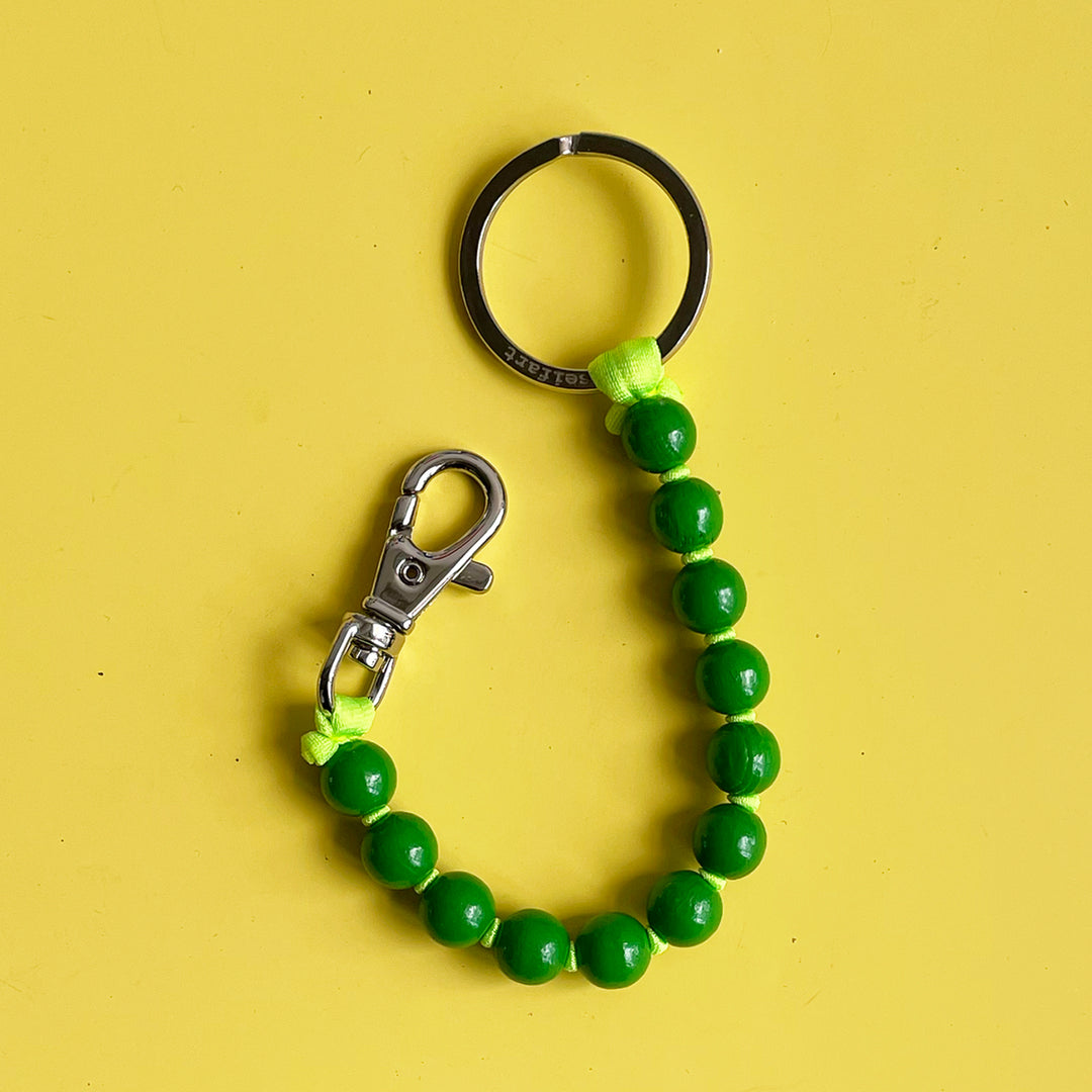 Short Beaded Key Ring