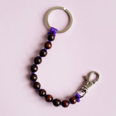 Short Beaded Key Ring