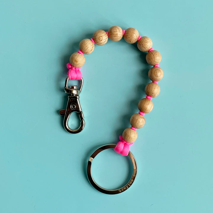 Short Beaded Key Ring