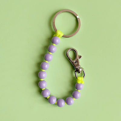 Short Beaded Key Ring