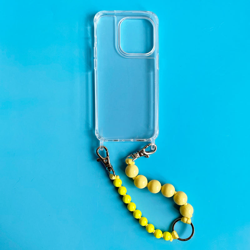 Double Short Beaded Key Ring