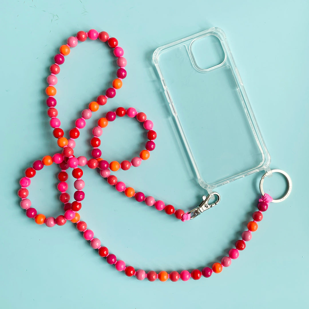 Extra Long Beaded Key Ring