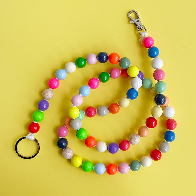 Extra Long Beaded Key Ring