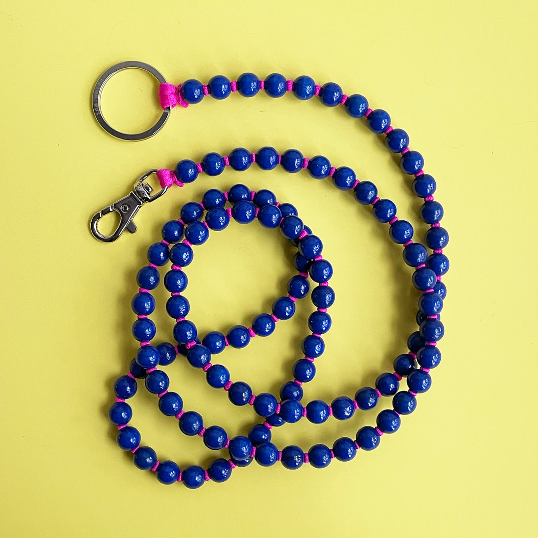 Extra Long Beaded Key Ring