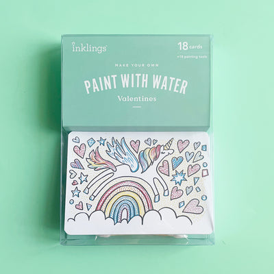 Paint with Water Valentines Cards (set of 18)