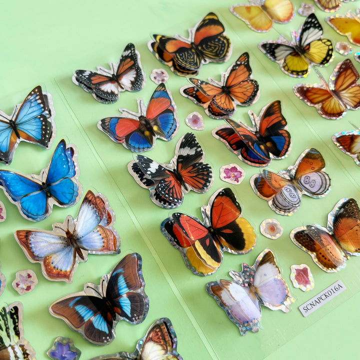 3D Butterfly Stickers