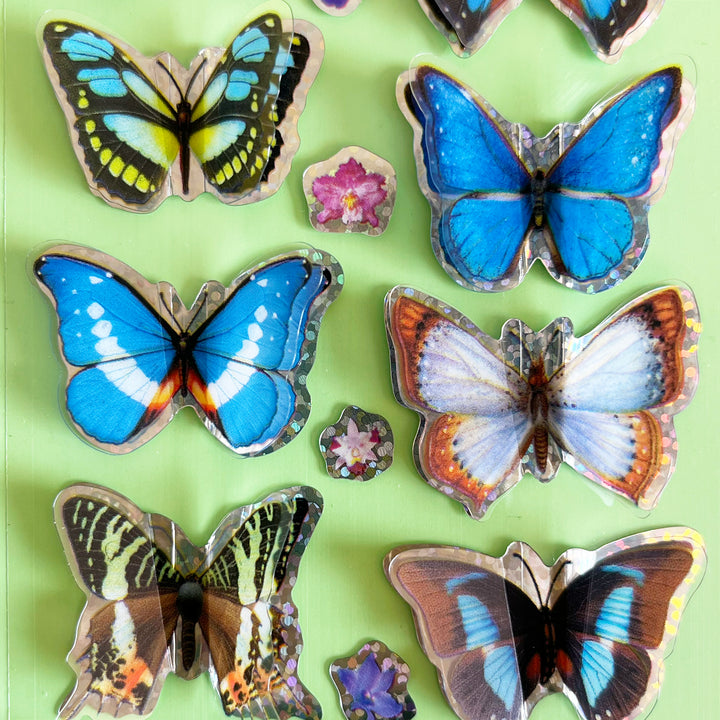 3D Butterfly Stickers