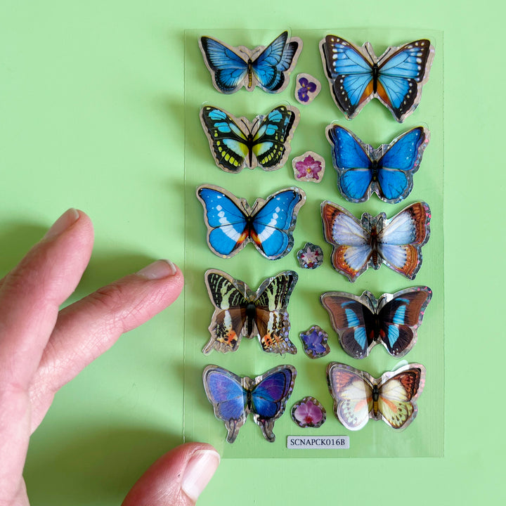 3D Butterfly Stickers