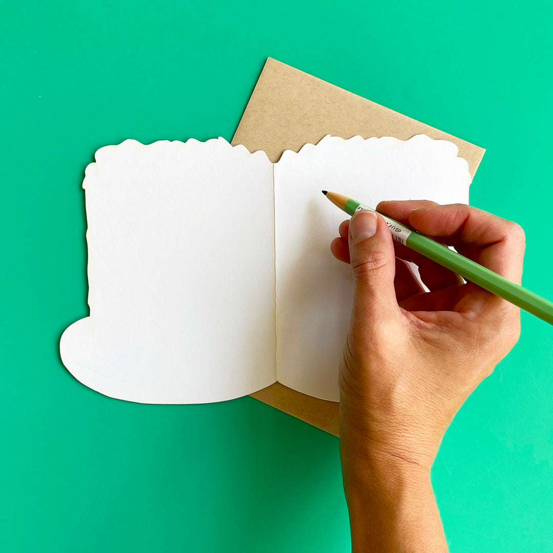 Die-Cut Birthday Cake Card