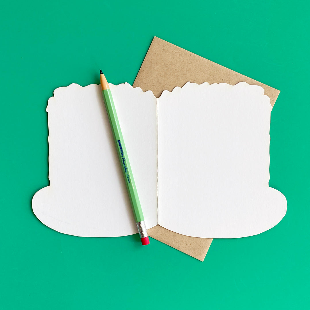 Die-Cut Birthday Cake Card