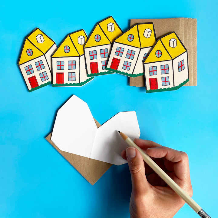 Set of 6 Cozy Home Mini Cards