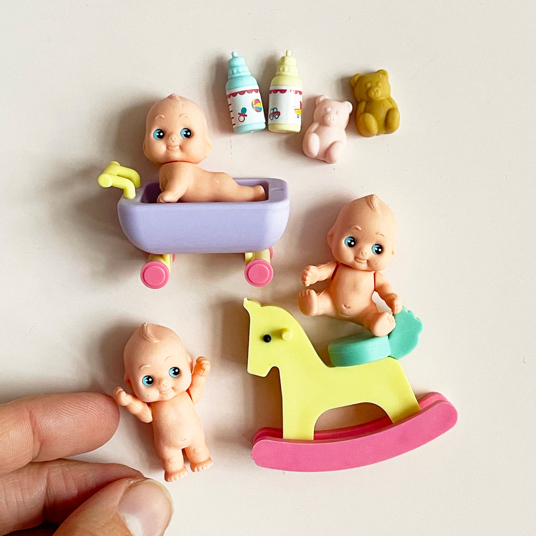 Babies Puzzle Eraser Set