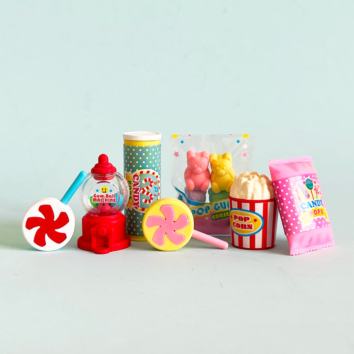 Candy Puzzle Eraser Set