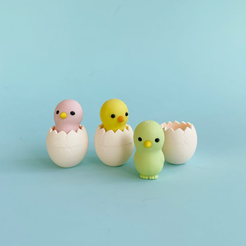 Baby Chick Single Puzzle Eraser