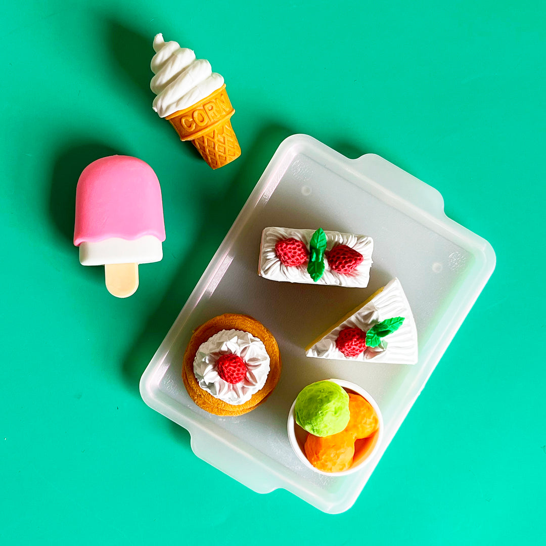 Desserts Puzzle Eraser Set