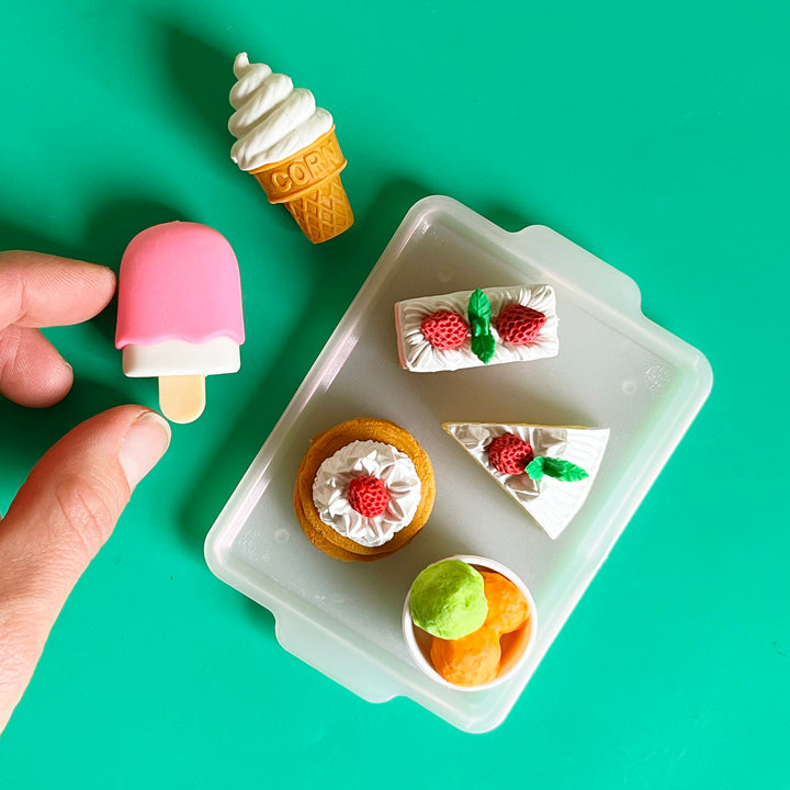 Desserts Puzzle Eraser Set