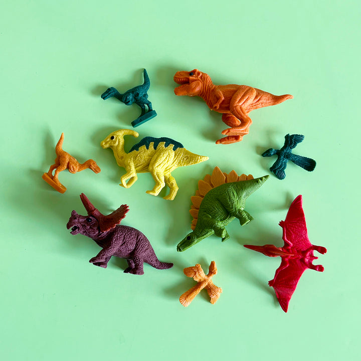 Dinosaur Puzzle Eraser Set