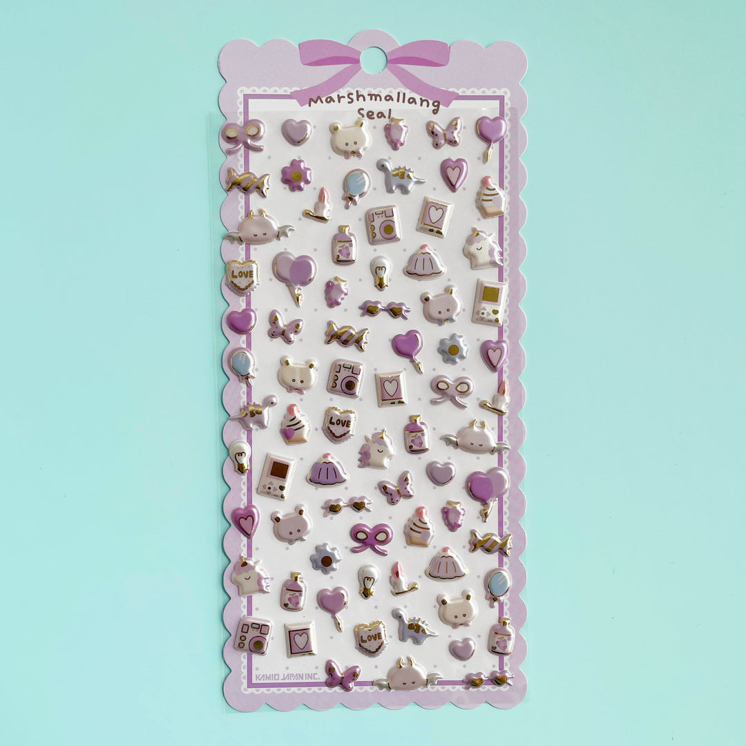 Marshmallang Puffy Stickers