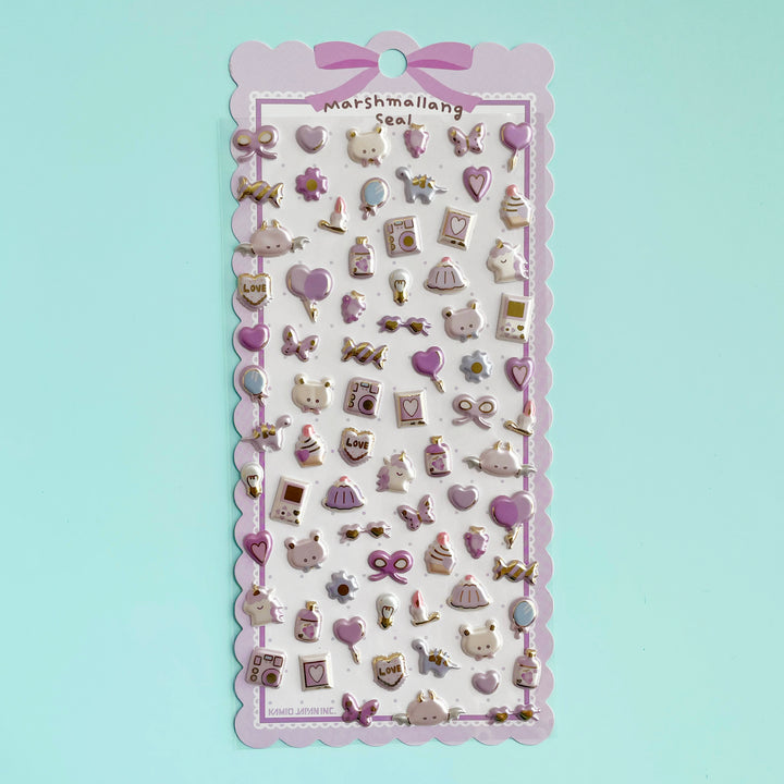 Marshmallang Puffy Stickers