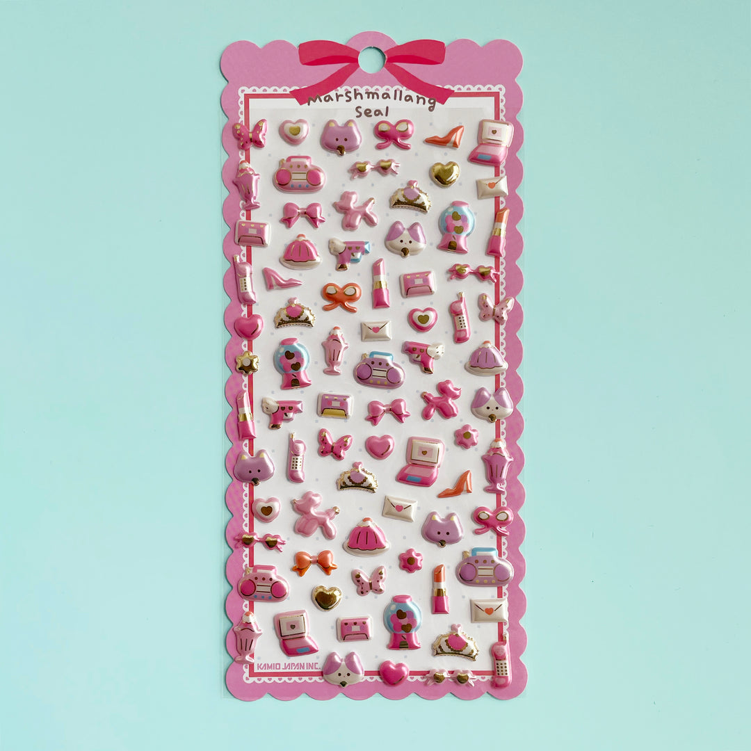 Marshmallang Puffy Stickers