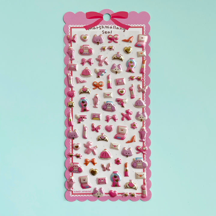 Marshmallang Puffy Stickers